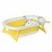 Banheira para Bebé Dobrável PP, TPE HOMCOM Amarelo