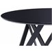 Beliani Mesa de jantar OXHILL Preto