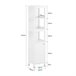 Armário alto de casa de banho BZR187-W SoBuy PT Branco
