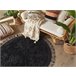 Beliani Shaggy (pelos longos) BITLIS 140x140 Preto