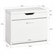 Banco para sapateiras com 1 aba FSR95-W SoBuy Branco