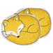 Beliani Almofada decorativa DHANBAD 40x50 Amarelo