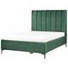 Beliani Cama baú Veludo SEZANNE 150x215 Cinza