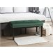 Beliani Banco de cama Terciopelo YORKTON 102x43 Beliani Banco de cama Terciopelo YORKTON 102x43 Verde