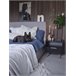 Beliani Cama Poliéster LA ROCHELLE 170x218 Cinza Claro