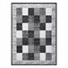 BCF Rug Morad RAFIA Retângulos geométrico 160x220 Preto / Cinza