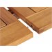 Beliani Mesa extensível MAUI Castanho