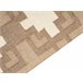 Beliani Entrelaçado KONURTAY 160x230 Bege
