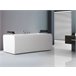 Beliani Banheira de interior MONTEGO 83x172 Branco