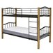 Beliche Duplo Madeira e Metal 90x190 Natural