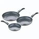 8pc + Conjunto 3 jogo de bateria de cozinha de Sartenes Multicor