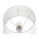 Beliani Candeeiro de mesa LAMBRE Branco