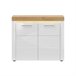 Aparador de 2 portas com LED Nara Madeira