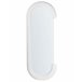 Beliani Espelho LOCHES 54x7 Branco