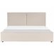 Beliani Cama com estrado Poliéster MOISSAC 197x224 Bege
