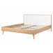 Beliani Cama com LED MDF SERRIS 168x215 Castanho