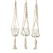 Vaso suspenso sortido MACRAMÉ da marca BOLTZE Branco