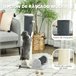 Arranhador para Gatos Aglomerado de Madeira, Poliéster e Sisal Cinza