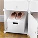 Armário Modular PP HOMCOM, casa - móveis de armazenamento 75 Branco