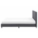 Beliani Cama de água Poliéster ALBI 175x211 Cinza