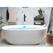 Beliani Banheira de interior NEVIS 80x170 Branco