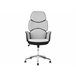 Beliani Silla de oficina SPLENDID Cinza Claro