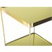 Beliani Mesa de apoio ALSEA 41x41 Dourado