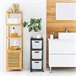 Torre de gavetas com rodas 3x 16L 80 Branco