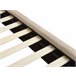 Beliani Cama com estrado Bombazine VINAY 176x233 Bege