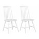 Beliani Silla de comedor BURBANK Branco