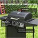 Barbecue a Gás Aço e ABS Outsunny Preto