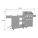 Cozinha exterior modular Preto