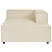 Beliani Chaise longue Linho APRICA Bege