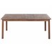 Beliani Mesa extensível CESANA 100x180 Castanho