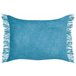 Beliani Almofada decorativa MABA Azul