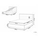 Beliani Cama com armazenamento Veludo ROUEN 188x214 Laranja