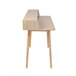 Mesa de casa vintage Thinia Natural/ Branco