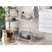 Beliani Mesa de apoio ANCUD 53x40 Branco