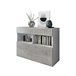 Aparador AMBIHOME JOHNY 02 Branco/cinza