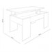 Pack Poupança: Mesa de Jantar + 4 Cadeiras + Mesa de Centro 140x80 Branco