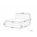 Beliani Cama com estrado Veludo AMBERT 168x212 Cinza