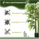 Bambú Artificial PE HOMCOM, casa - decoração Verde