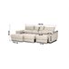 Chaise longue BENSON com cama Cinza