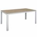 Set de jardim com mesa e 6 cadeiras ANZIO cor cinzenta Branco