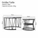 Mesa de centro, mesa de apoio, mesa de canto 70x45 Branco