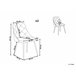 Beliani Silla de comedor VALERIE Preto