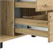 Aparador de 2 portas com 3 gavetas 138 cm Madeira Liora Madeira