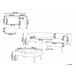 Beliani Conjunto lounge SORRIVOLI Bege