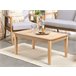 Beliani Conjunto de jardín Madera de acacia PALLANO Cinza Escuro