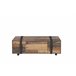 Mesa de centro NELLEKE vintage antigo Castanho